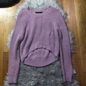 ~SOLD~ Forever 21 Cropped Pink woven sweater